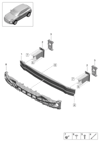 8R0807113D-Frame compl f obk