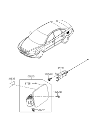 957203L000-OPENER ASSY-FUEL FILLER DR