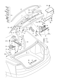 4H0827023L-Cover, rr. hatch