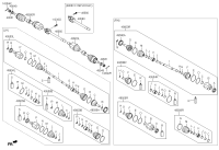 495003J050-JOINT ASSY-CV LH