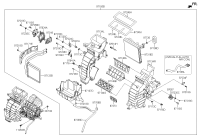971344X100-CASE-HEATER & EVAPORATOR,LH