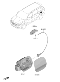 81595S3000-HOUSING-FUEL FILLER DR