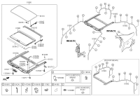 816004X000AKA-PANORAMA ROOF ASSY