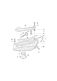 L3GD941036B-LED headlamp: