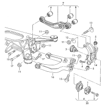 4D0407613E-WHEEL HUB-TOUAREG-2003-2009