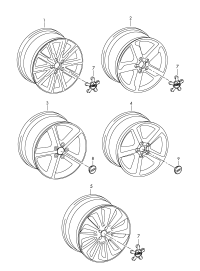 8R0601025BD-Wheel rim: