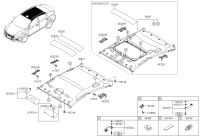 85210F9000TTX-SUNVISOR ASSY,LH