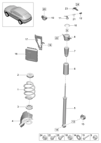 95B512149B-Seat, spring