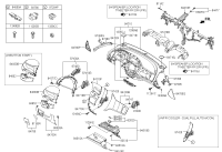 84410B5000-BAR ASSY-COWL CROSS
