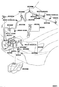 8530160010-INLET SUB-ASSY, WASHER
