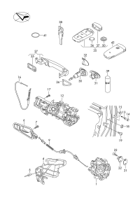 3C1837015B-AUDI TT MK2 WINDOW MECHANISM