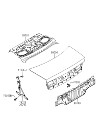 693003C500-PANEL ASSY-RR PACKAGE TRAY