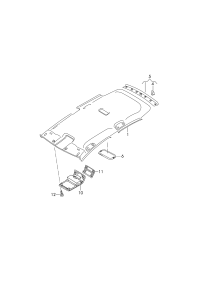 5GD867501A-Molding headlining
