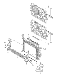 8R0121284L-PORSCHE CAYENNEAIR DUCT CENTRE