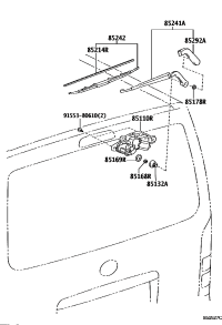 8513026121-MOTOR ASSY, REAR WIPER