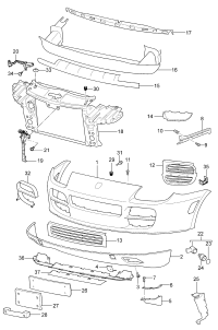 95550568100-GRILLE ASSY-REAR COOLER,OUTLET