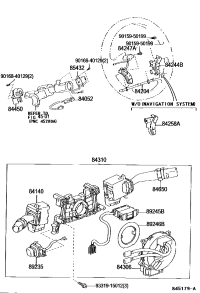 8414033020-SWITCH ASSY, HEADLAMP DIMMER