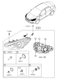 92101B5010-LAMP ASSY-HEAD,LH