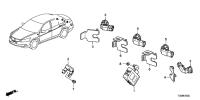 39670TA0H02-Sensor assy-parking