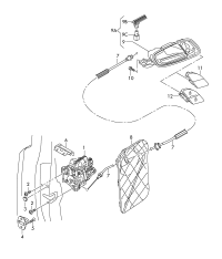 8J1837015C-AUDI TT MK2 WINDOW MECHANISM