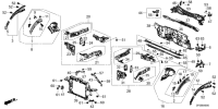046743B4H00ZZ-Extension assy-front strut, rh