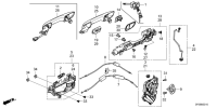 72110T00P01-Latch assy., r. fr. power