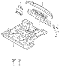 8P4813331-Reinforcement, front end plate