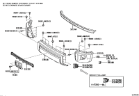 521120C050-Extension, front bumper, rh