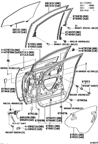 6700148110-PANEL SUB-ASSY, FRONT DOOR, RH