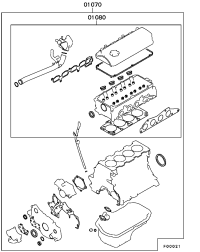 MD979393-GSKT KIT,ENG OVERHAU