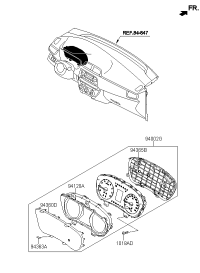 94003D0020-METER-COMBINATION