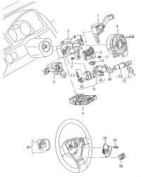 8P09058696PS-Plate ignition switch ghost (black)