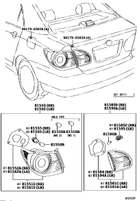 8155002330-LAMP ASSY, REAR COMBINATION, RH