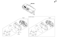 940134T275-CLUSTER ASSY-INSTRUMENT
