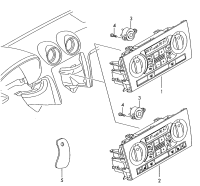 8P0820043BM-Display and operation unit and control unit of electronic control air conditioner
