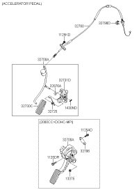 327001X100-PEDAL ASSY-ACCELERATOR