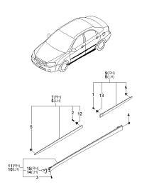 877612F000EB-MOULDING ASSY-SIDE SILL,RH