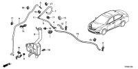 76802SK7003-Cap, washer nozzle