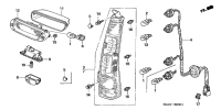 33501S9AH01-LAMP UNIT R