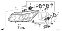 33100TR0H01-HEADLIGHT ASSY., R