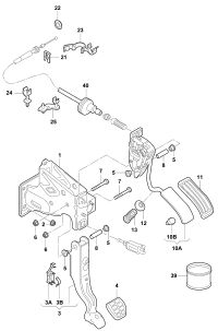 8N1721142B-PEDAL-BRAKE