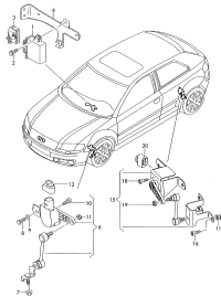 4L0907357B-Control unit