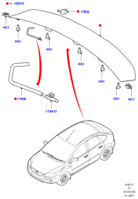W709997S307-CLIP,HOSE