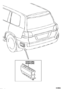 6290360091-DUCT ASSY, QUARTER VENT, RH/LH