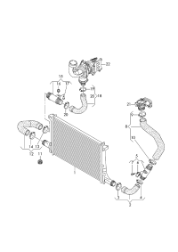4M0145805C-INTERCOOLER -W204/W212