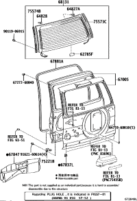 670056A801-PANEL SUB-ASSY, BACK DOOR