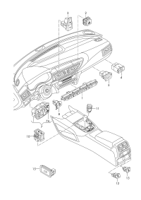 4G0927137M-Switch assy-multi control