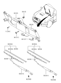 9811026000-MOTOR ASY-WINDSHIEL*