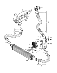 8K0145805P-INTERCOOLER -W204/W212
