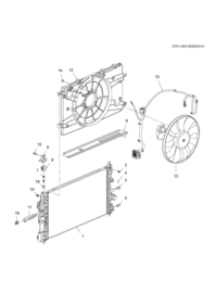 13338837-Radiator (incl 2-5)
